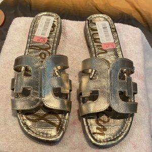 Pewter sandal